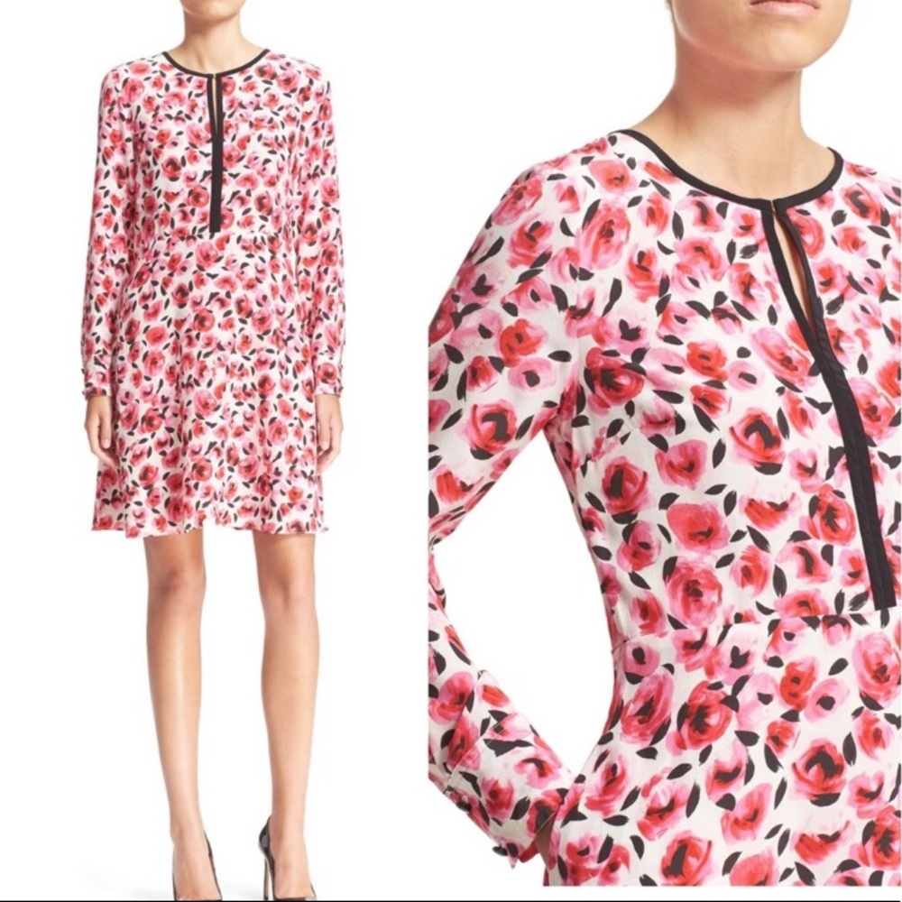 Kate Spade Silk Rose Dress 💕💕